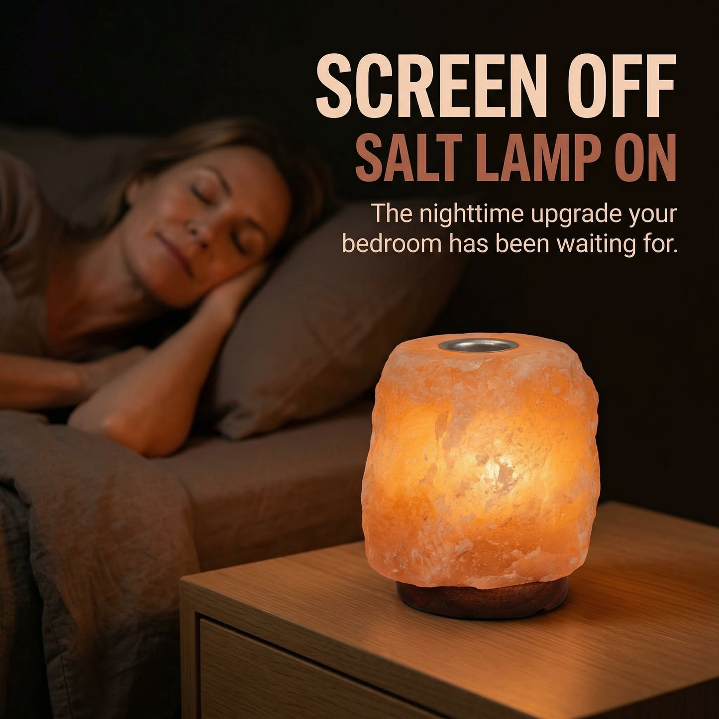 GAYA Himalayan Salt Lamp with Aromatherapy Tray