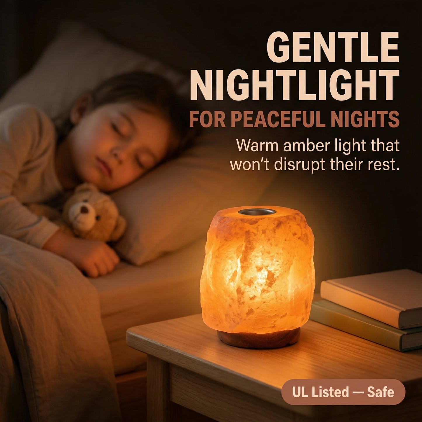 GAYA Himalayan Salt Lamp with Aromatherapy Tray