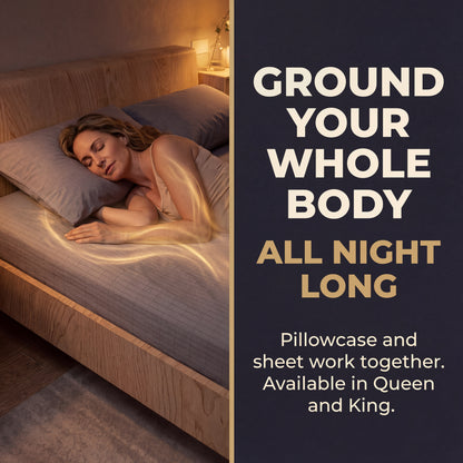 GAYA™ Grounding Pillow Case - Gray