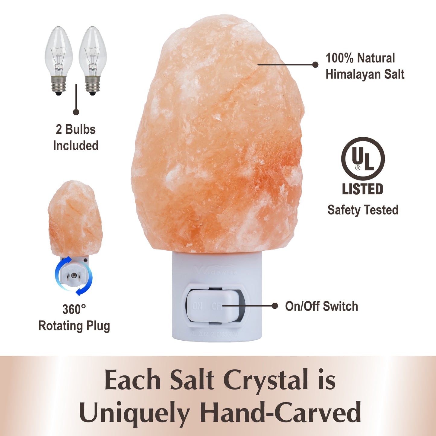 GAYA Himalayan Salt Night Light