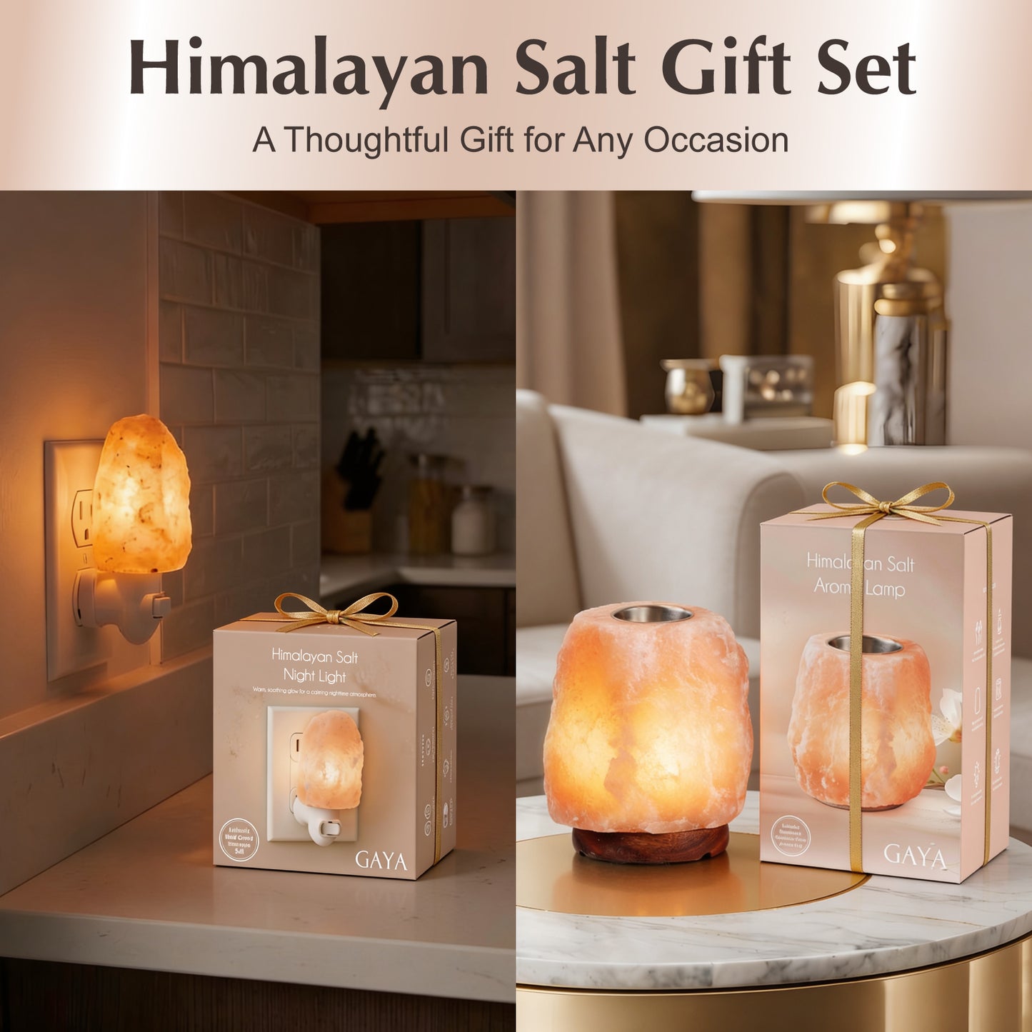 GAYA Himalayan Salt Night Light